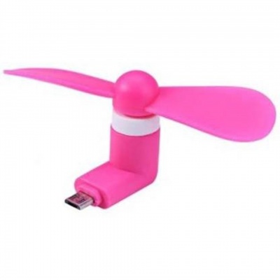 3A BRIGHT Mini Portable USB OTG Mobile Cooling Fan for Micro USB Android Smartphone Micro USB Fan (Multicolor)